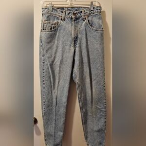 Vintage 90s Levis 560 Loose Fit Tapered Leg Denim Distressed Men's Size 31x30